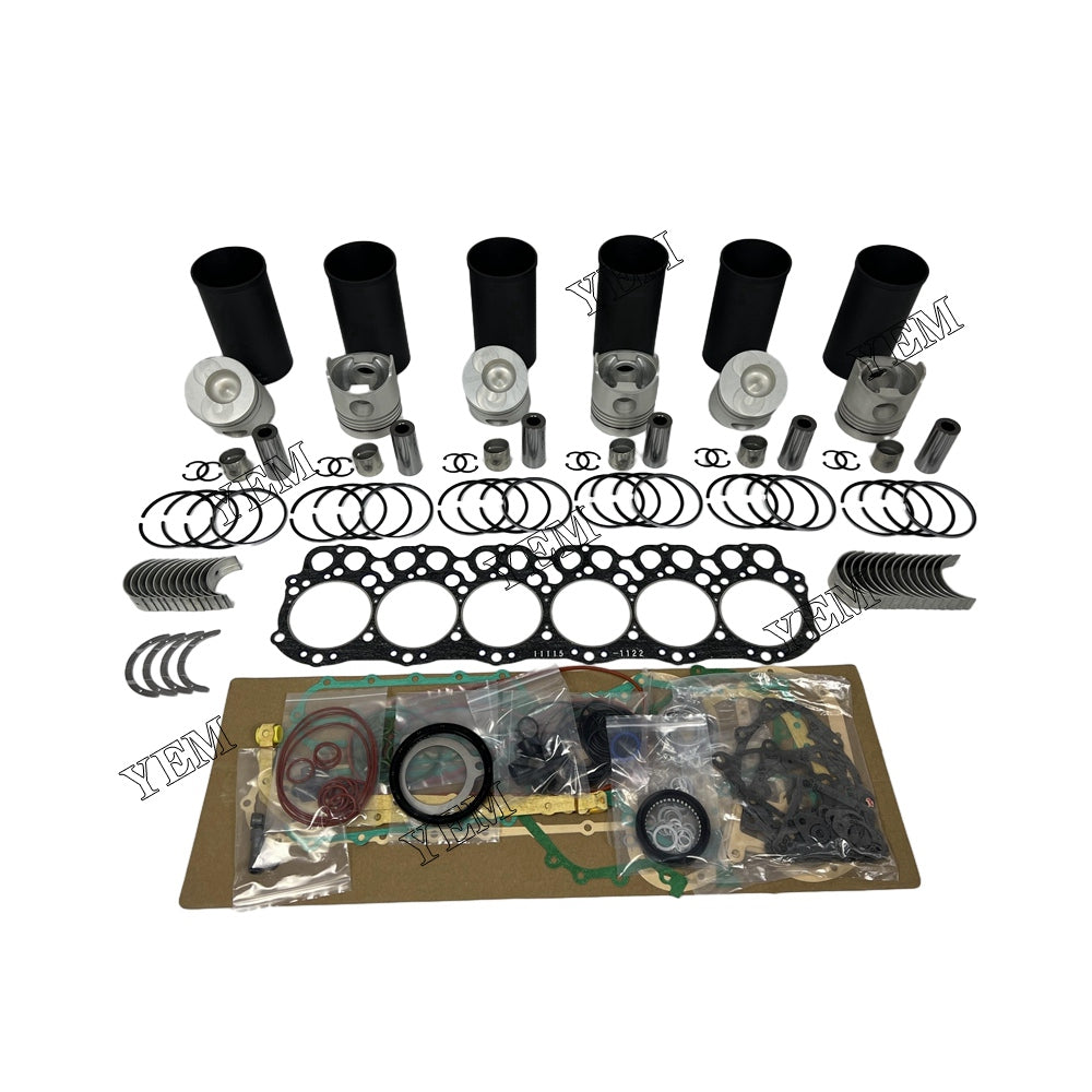 EH700 Overhaul Rebuild Kit With Gasket Set Bearing For Hino 6 cylinder diesel engine parts For Hino