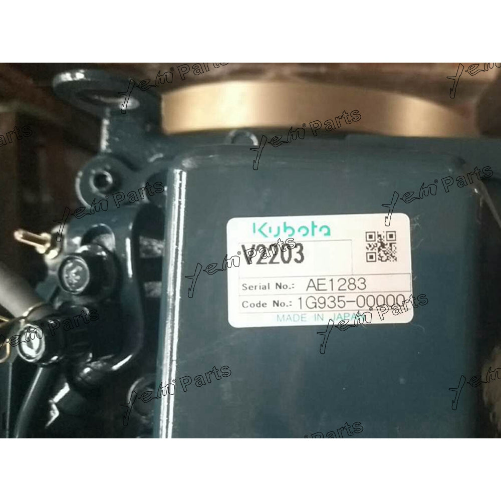 V2203 COMPLETE ENGINE ASSY 1G935-00000 AGRICULTURAL MACHINERY FOR KUBOTA DIESEL ENGINE PARTS For Kubota