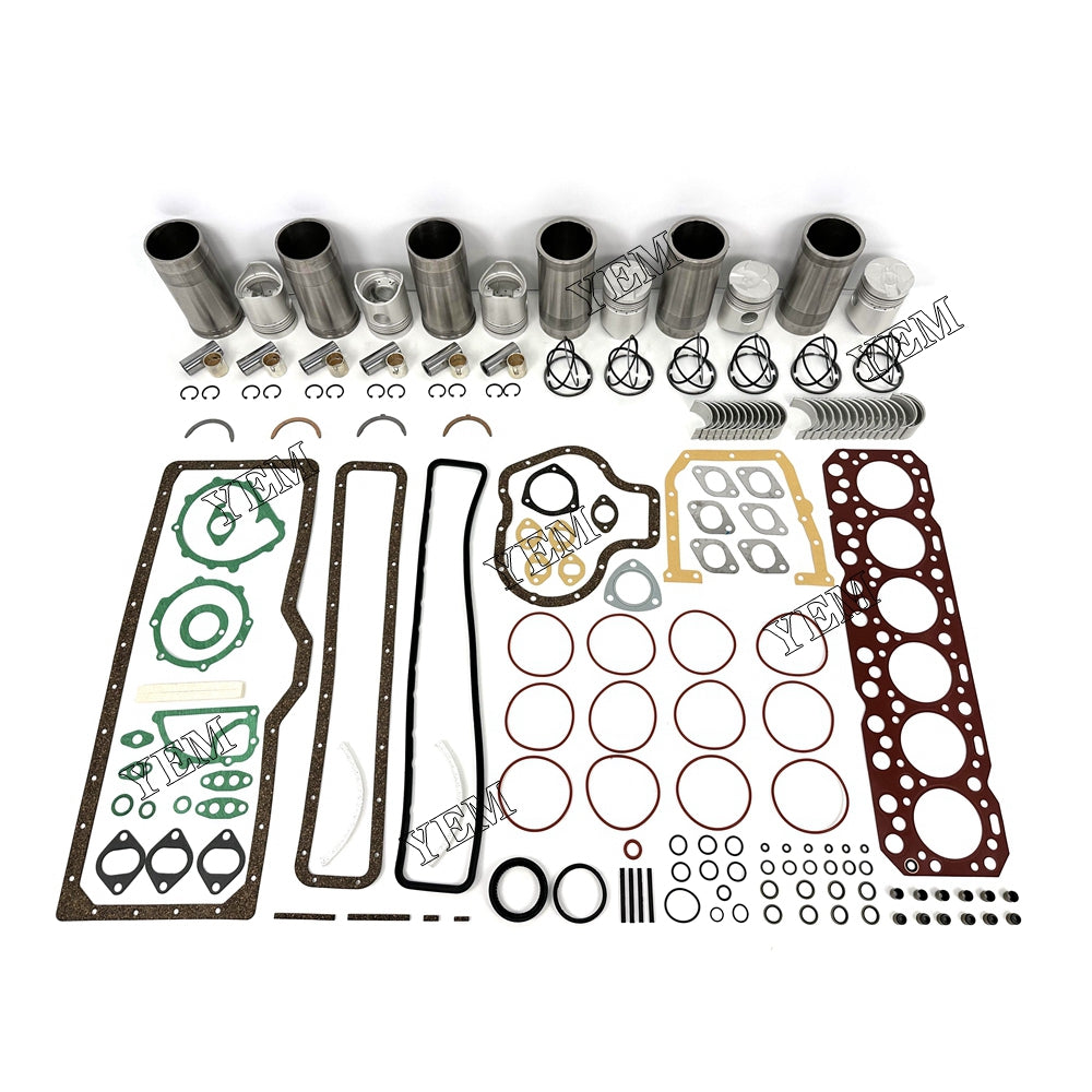 6 pcs DA120 Overhaul Rebuild Kit With Gasket Set Bearing For Isuzu DA120 diesel engines For Isuzu