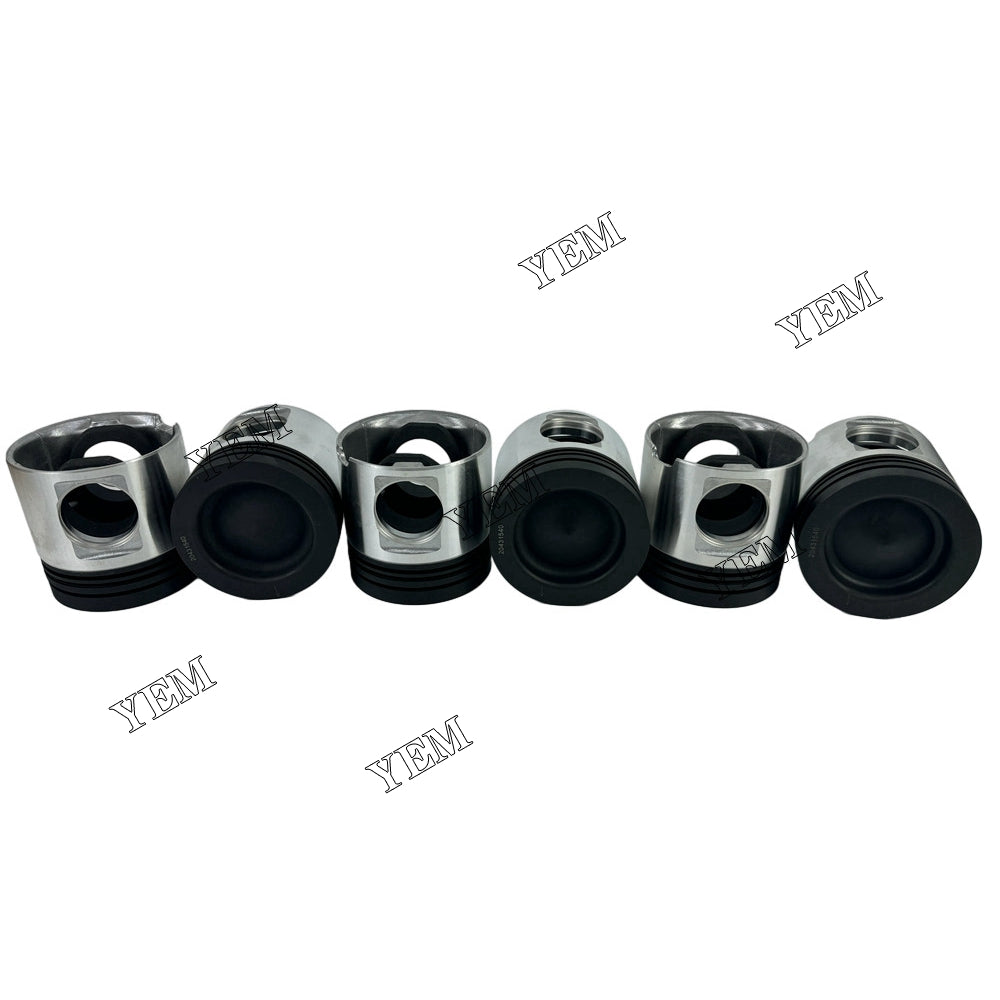 6 pcs 20431540 D12 OEM Piston STD & Pin &Circlip For Volvo D12 diesel engines For Volvo