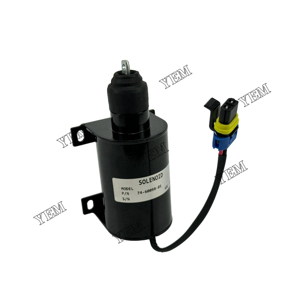 12V 74-60098-01 4TNV98 Fuel Shutoff Solenoid Valve For Yanmar 4TNV98 diesel engines For Yanmar