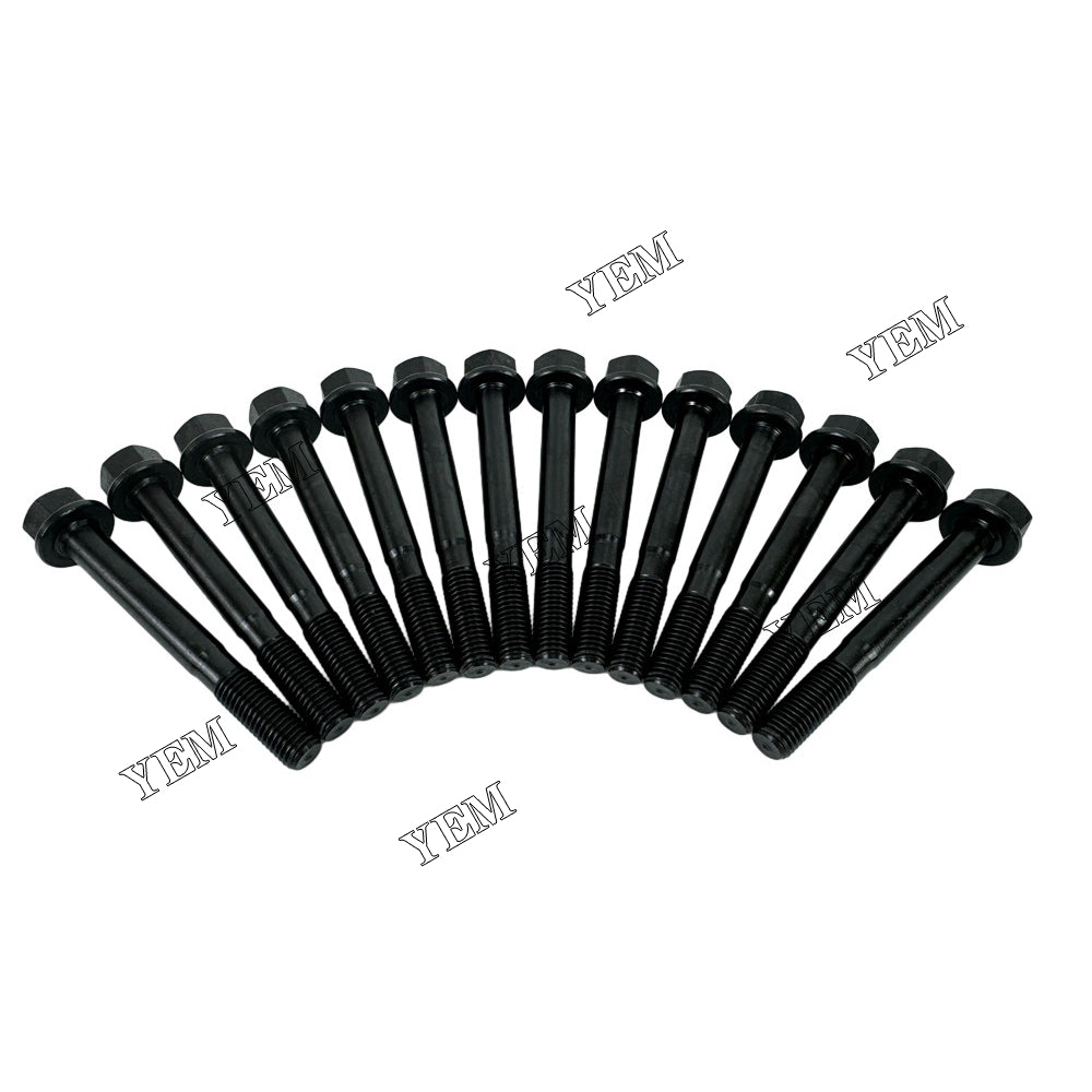 14pcs 119620-01200 3TNE74 Cylinder Head Bolt For Yanmar 3TNE74 diesel engines