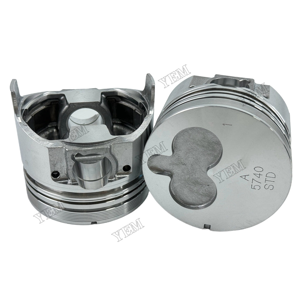 Piston and piston ring set For Isuzu 3LB1 Engine