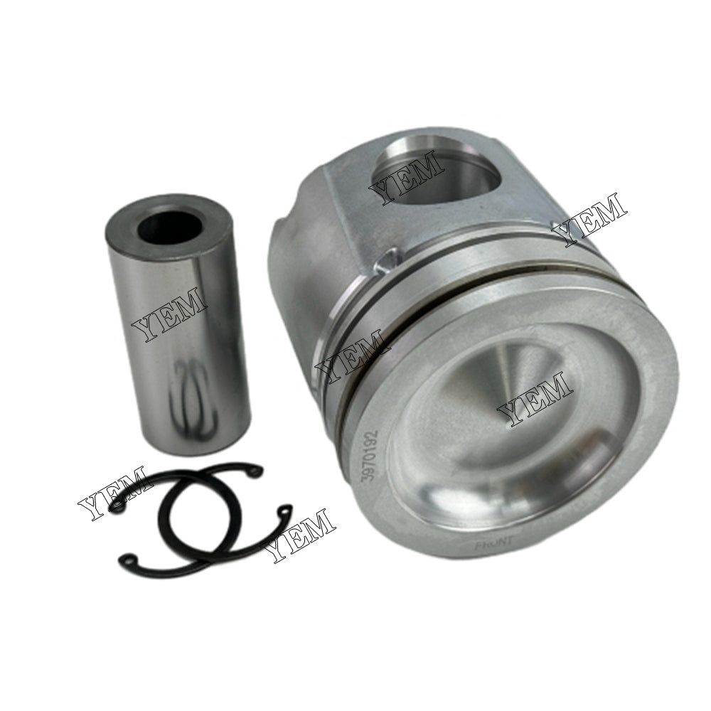 For Komatsu 6D102 Piston STD Piston 3970192 Pin 3934047 Snap ring 3920691 Accessories For Komatsu