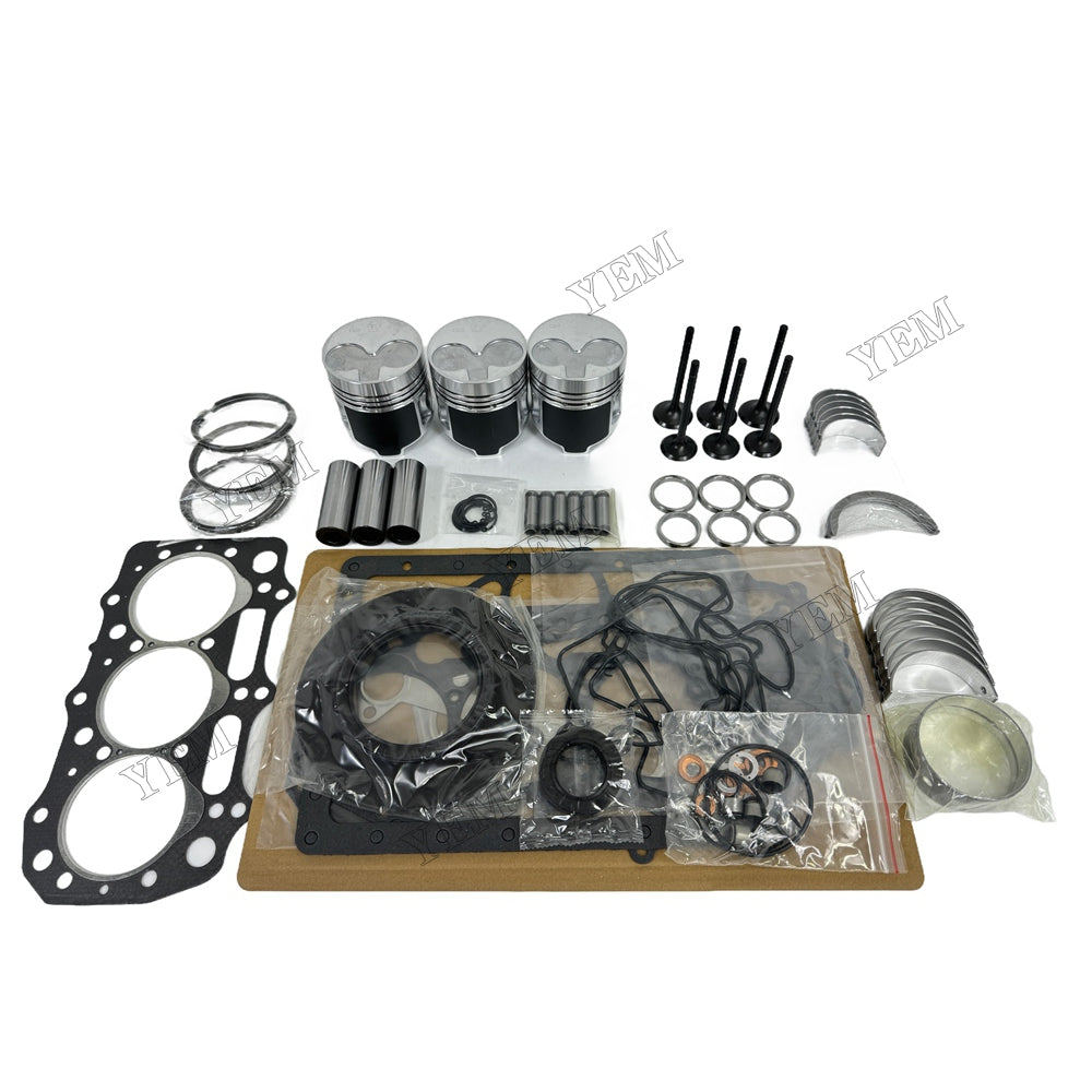 Piston W Ring Kit Gasket Set Main Connecting rod bearings Set Valve Train For John Deere 3013 Engine
