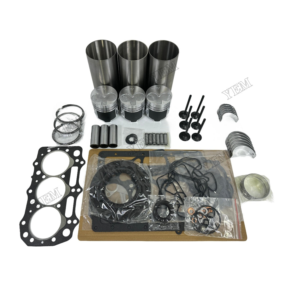 Engine Overhaul Kit Main And Rod bearings Gasket Set Valve Guide For John Deere C1.5 Engine