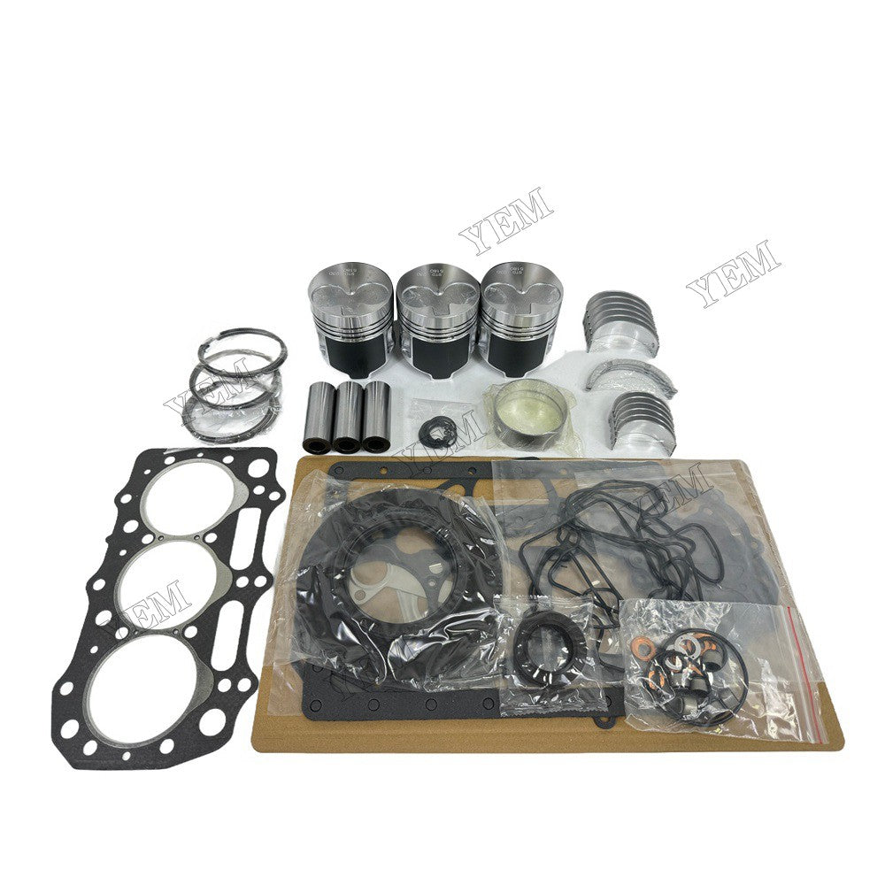 N843 Piston With ring set Gasket kit main and connecting rod bearings Set For John Deere