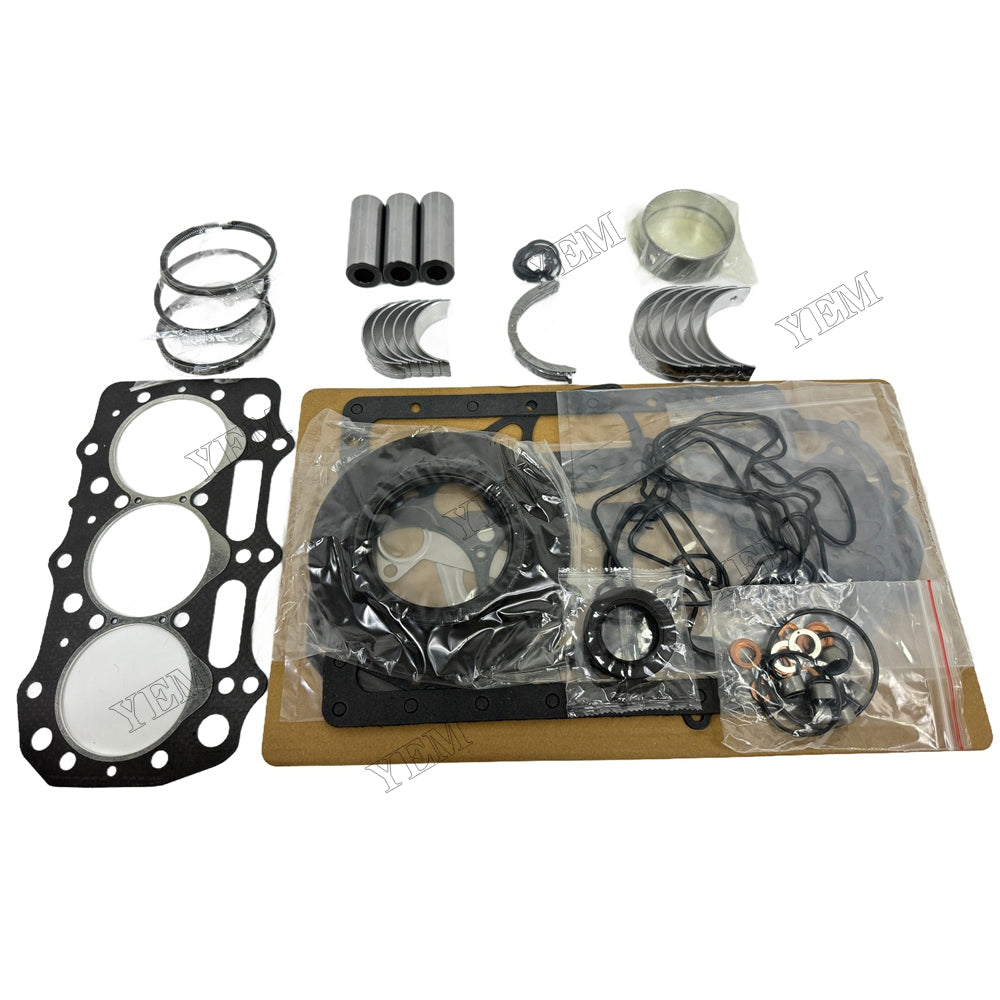 Piston ring set Gasket kit Crankshaft and Rod Bearings Set For John Deere N843 Engine
