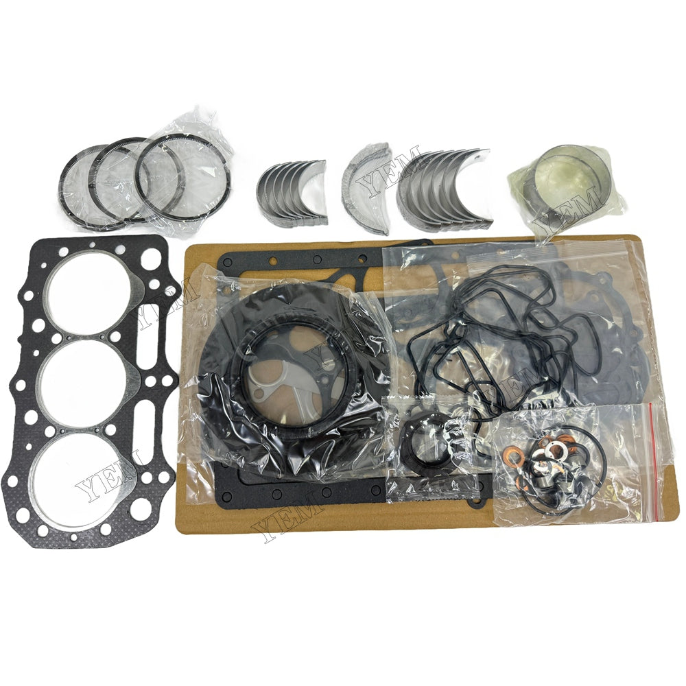 Piston ring set Gasket kit Crankshaft and Rod Bearings Set For John Deere C1.5 Engine Foe Caterpillar