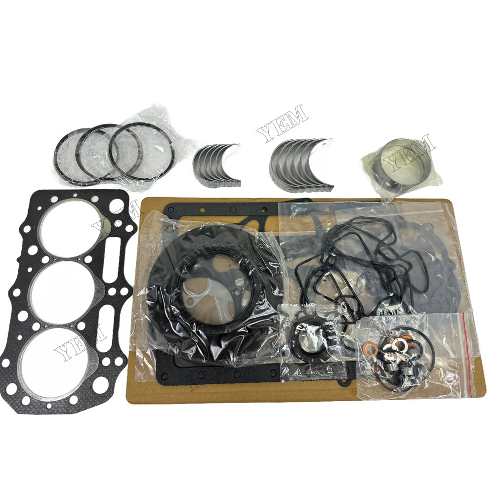C1.5 Piston ring set Gasket kit main and connecting rod bearings For John Deere