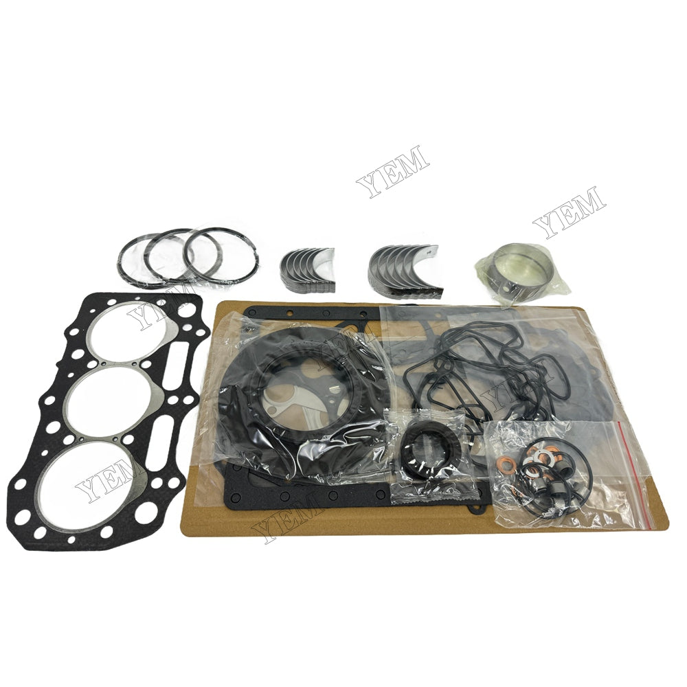 C1.5 Piston ring set Gasket kit main and connecting rod bearings For John Deere Foe Caterpillar