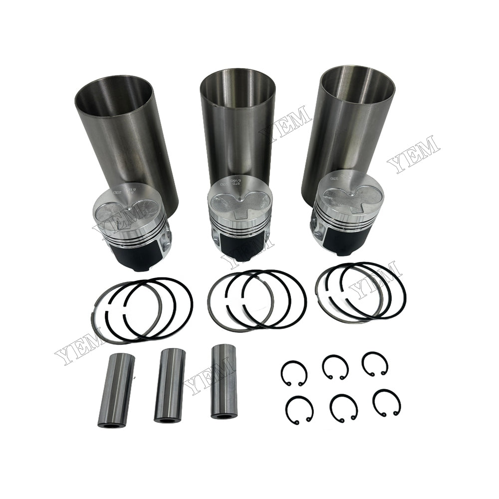 N843 Cylinder Liner Kit Piston With Ring Bush For John Deere Foe Shibaura
