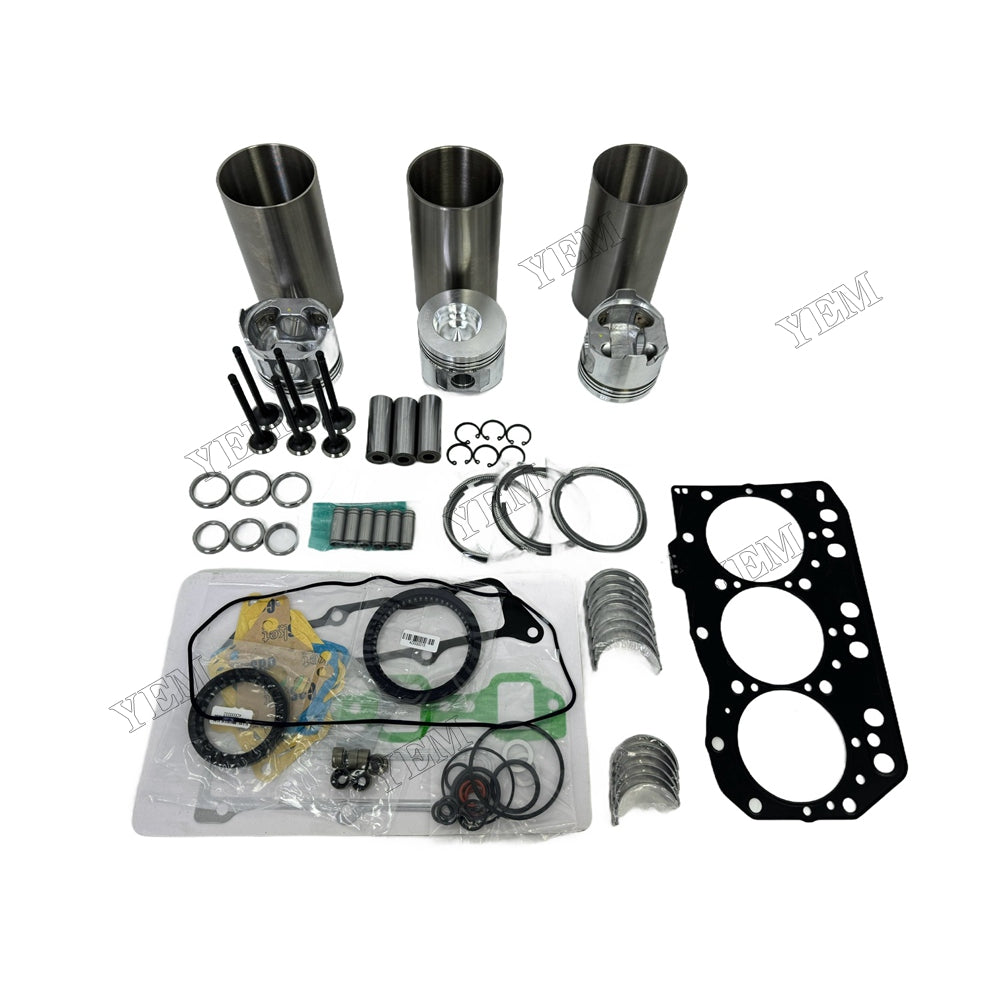 Overhaul Rebuild Kit Gasket Main and Connecting rod bearings Valve Kit For Yanmar 3D82 Engine Foe Yanmar