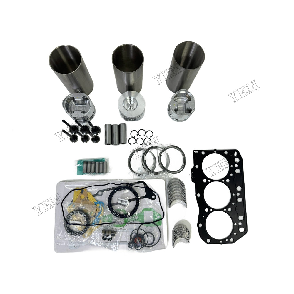 Engine Overhaul Kit Main And Rod bearings Gasket Set Valve Guide For Yanmar 3D82AE Engine