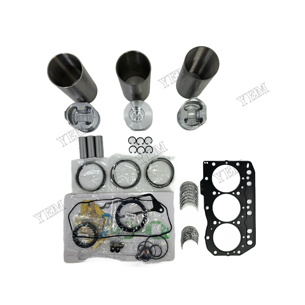 Complete Engine Rebuild Kit With Gasket Bearing For Yanmar 3D82AE-3 Engine