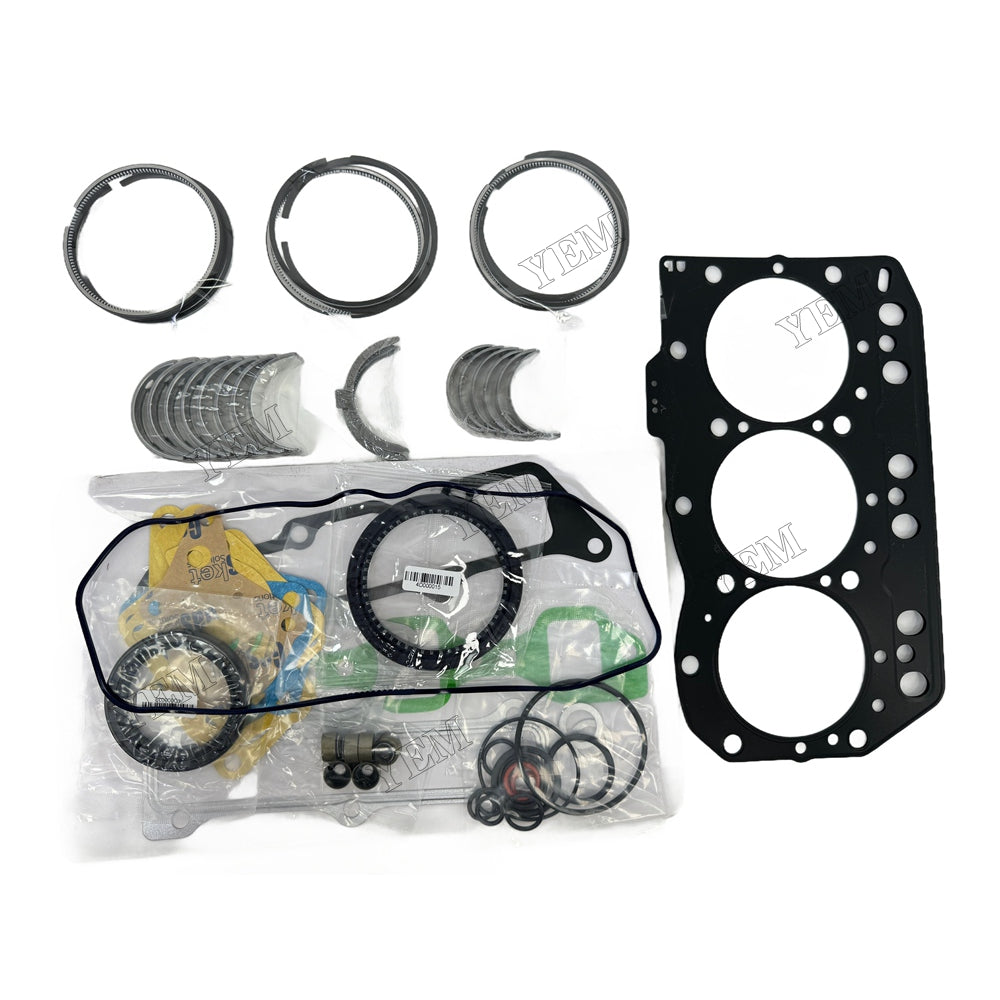 Piston ring set Gasket kit Crankshaft and Rod Bearings Set For Yanmar 3TN82 Engine