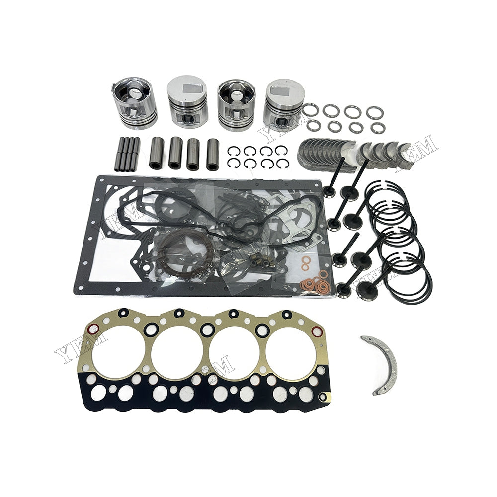 Piston W Ring Kit Gasket Set Main Connecting rod bearings Set Valve Train For Mitsubishi 3044 Engine Foe Caterpillar