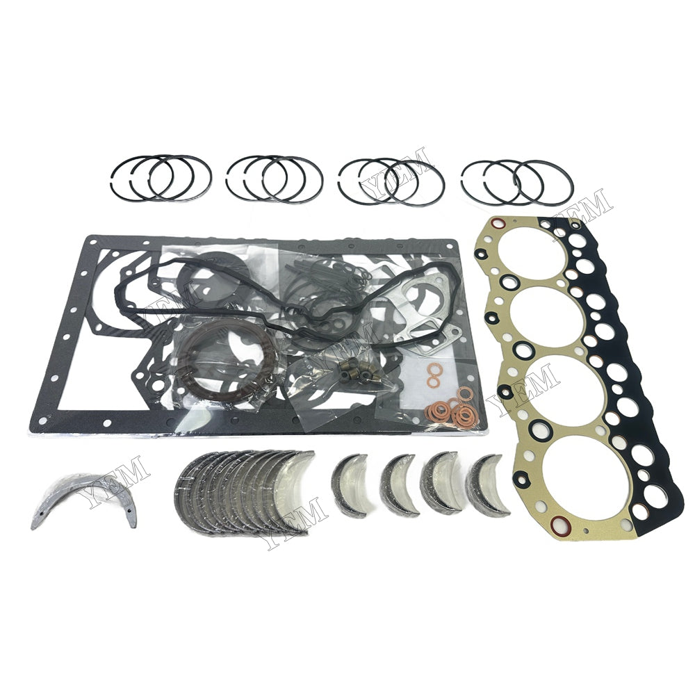 Piston ring set Gasket kit Crankshaft and Rod Bearings Set For Mitsubishi 3044 Engine