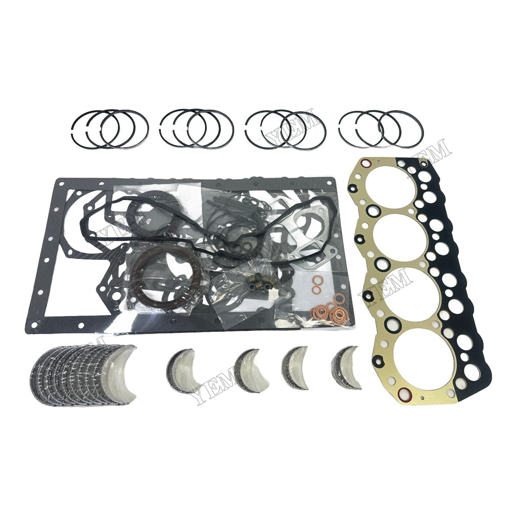 3044 Piston ring set Gasket kit main and connecting rod bearings For Mitsubishi Foe Caterpillar