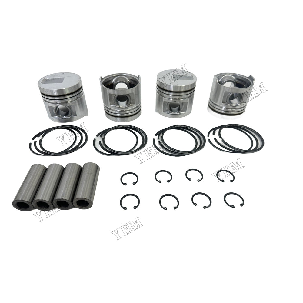 Piston and piston ring set For Mitsubishi S4S Engine Foe Mitsubishi