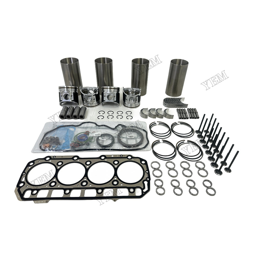 16V 4TNV94 Overhaul Rebuild Kit Gasket Main and Connecting rod bearings Valve Kit For Yanmar