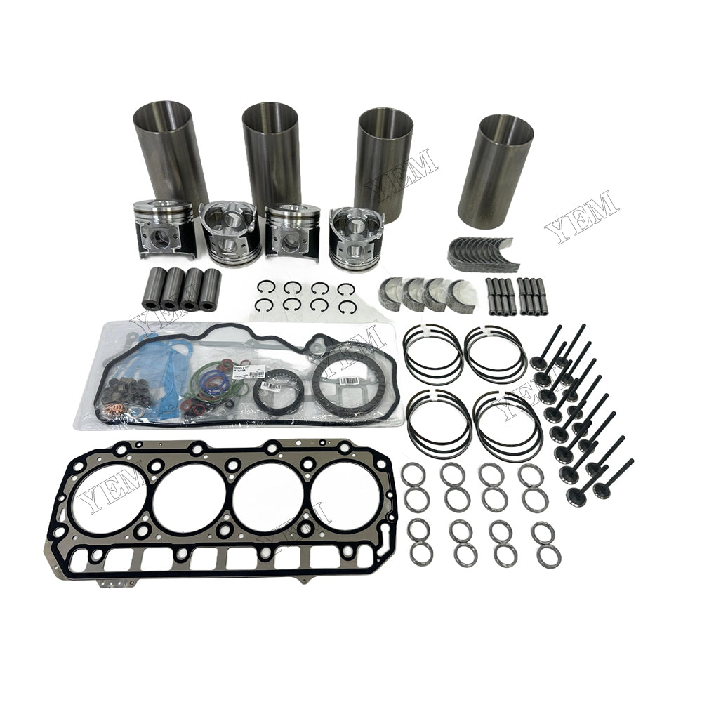 16V D3.1 Overhaul Rebuild Kit Gasket Main and Connecting rod bearings Valve Kit For Yanmar Foe Volvo