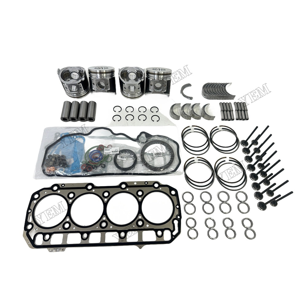 16V 4TNV94 Piston W Ring Kit Gasket Set Main Connecting rod bearings Set Valve Train For Yanmar