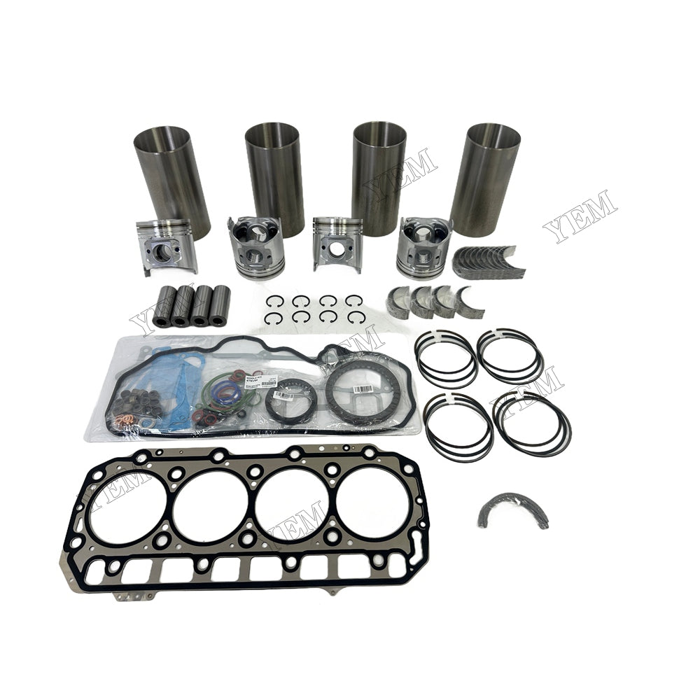 16V Full Repair Kit With Gasket Set Main Rod bearings For Yanmar 4TNV98 Engine Foe Yanmar