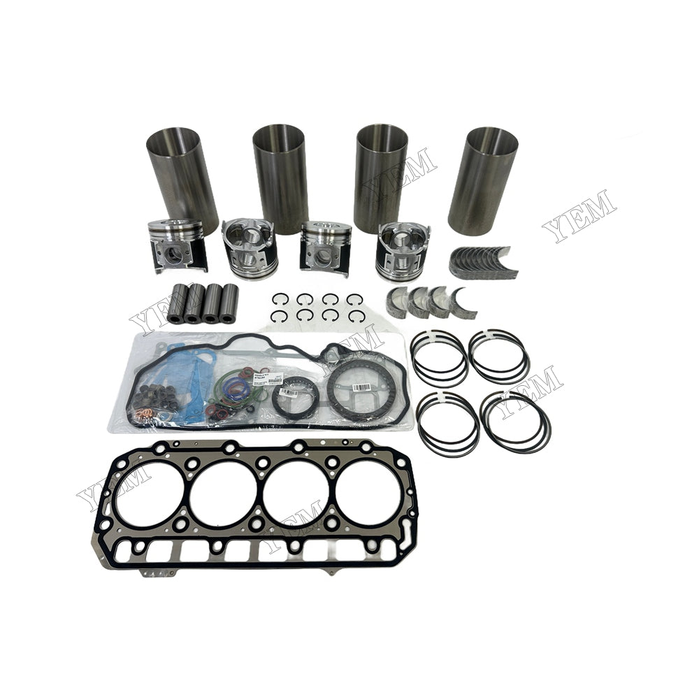 16V 4TNV94 Complete Engine Rebuild Kit With Gasket Bearing For Yanmar Foe Yanmar