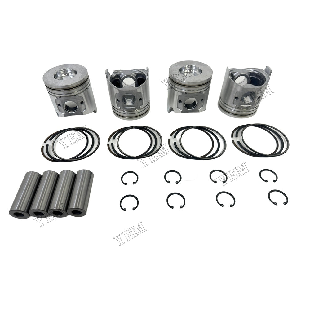 16V Piston and piston ring set For Yanmar D3.4 Engine