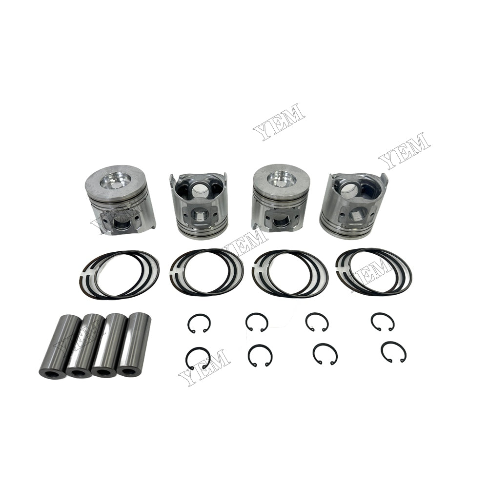 16V Piston and piston ring set For Yanmar 4TNV98 Engine Foe Yanmar