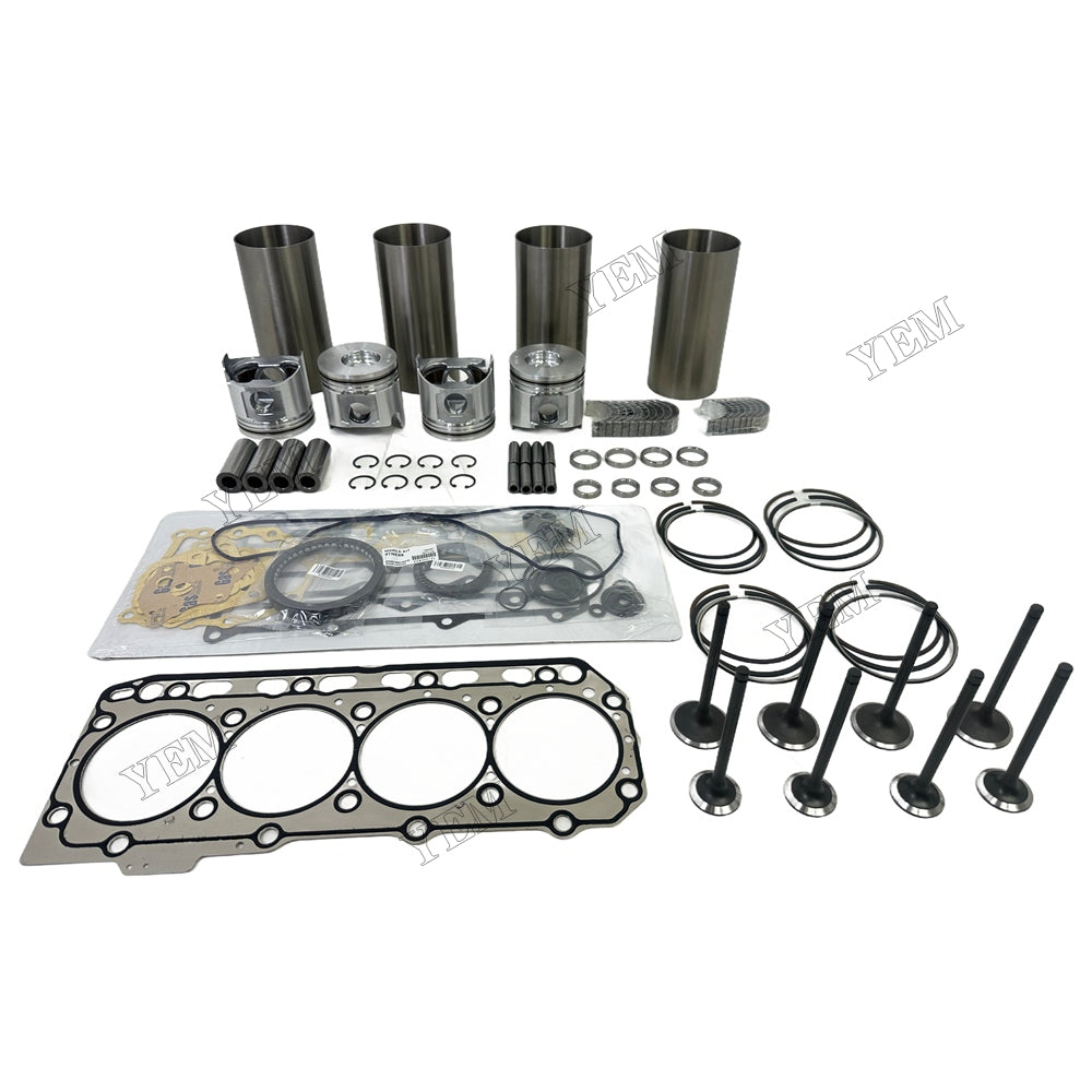4TNV88 Overhaul Rebuild Kit Gasket Main and Connecting rod bearings Valve Kit For Yanmar