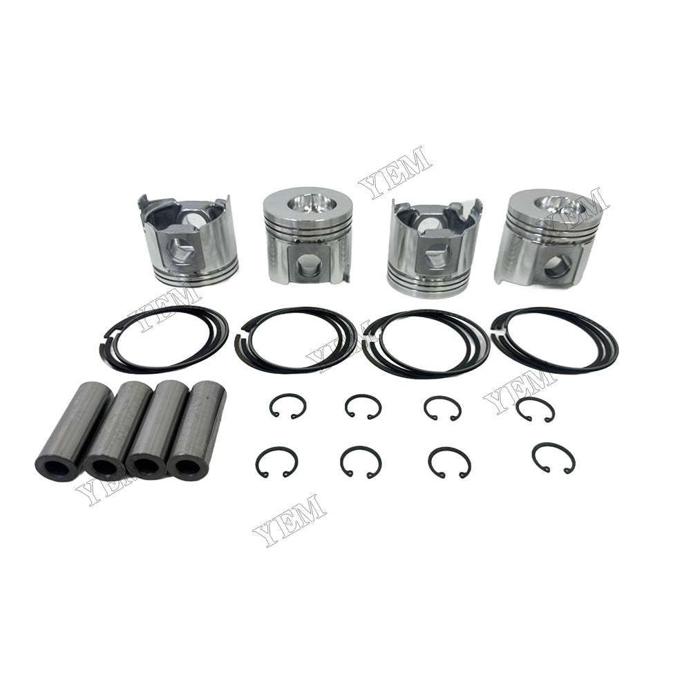 Piston and piston ring set For Yanmar 4TNE88 Engine Foe Yanmar