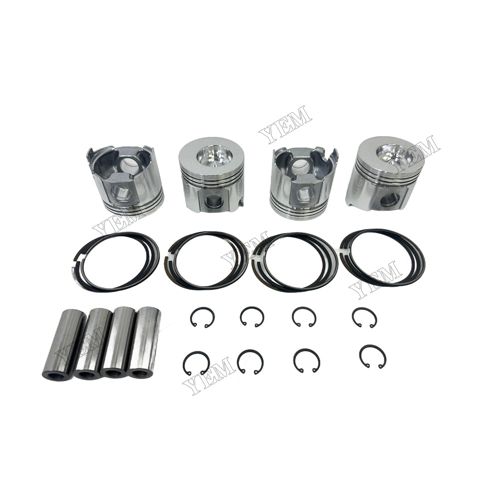 Piston and piston ring set For Yanmar 4TNE88 Engine Foe Yanmar