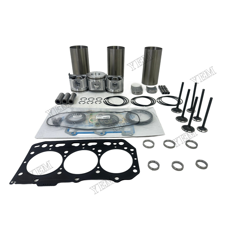 3TNV88 Overhaul Rebuild Kit Gasket Main and Connecting rod bearings Valve Kit For Yanmar