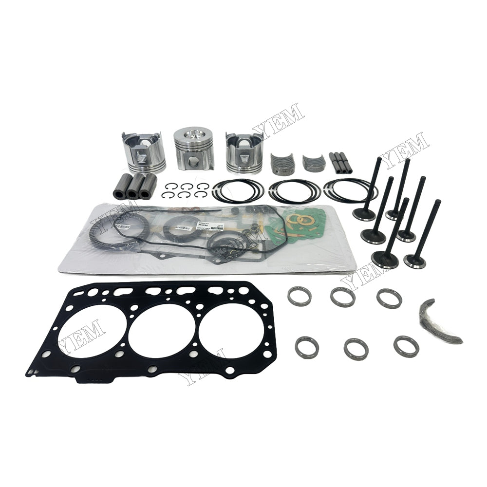 3TNV88 Piston W Ring Kit Gasket Set Main Connecting rod bearings Set Valve Train For Yanmar