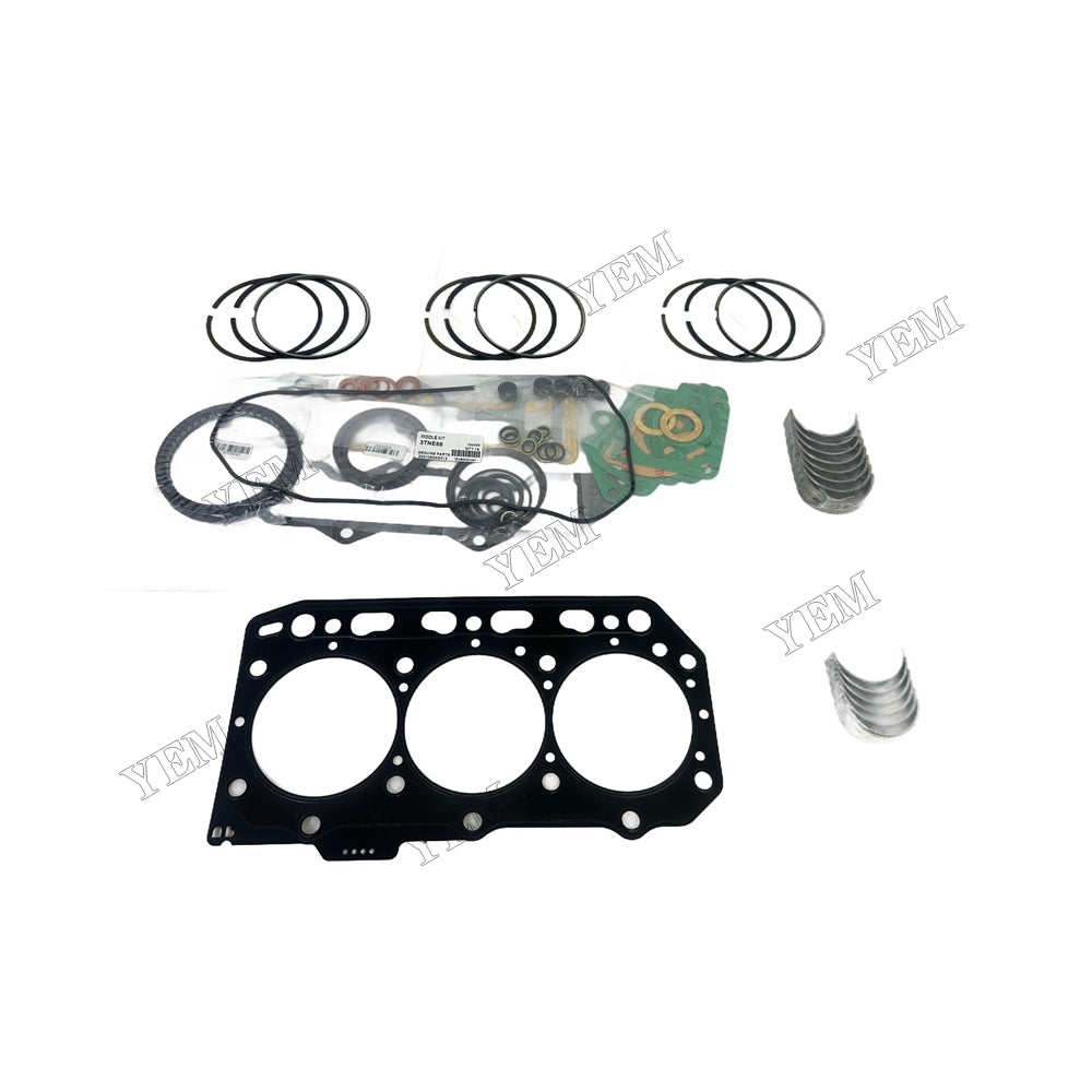 Piston ring set Gasket kit main and connecting rod bearings For Yanmar 3TNV88 Engine Foe Yanmar