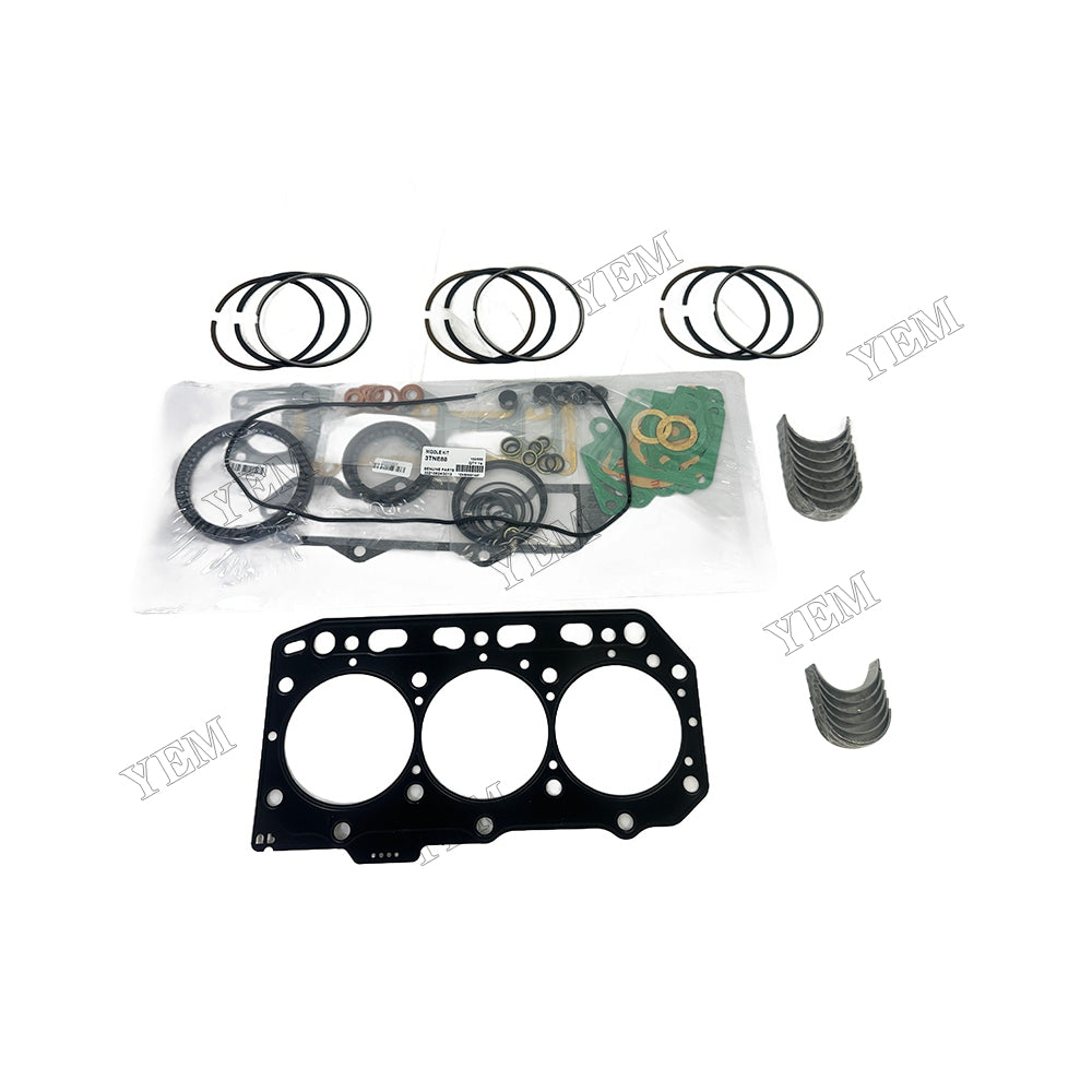 Piston ring set Gasket kit main and connecting rod bearings For Yanmar 3TNV88 Engine Foe Yanmar