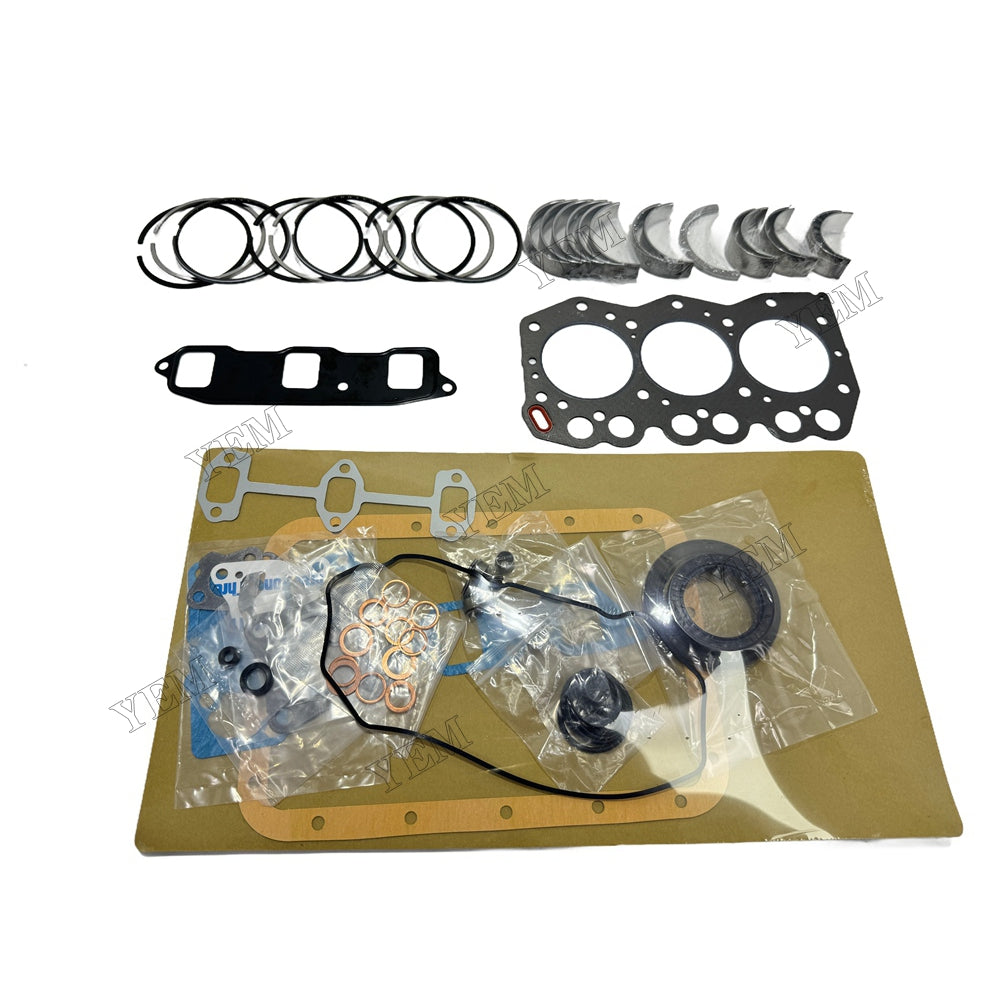 Piston ring set Gasket kit Crankshaft and Rod Bearings Set For Yanmar 3TNA68 Engine Foe Yanmar