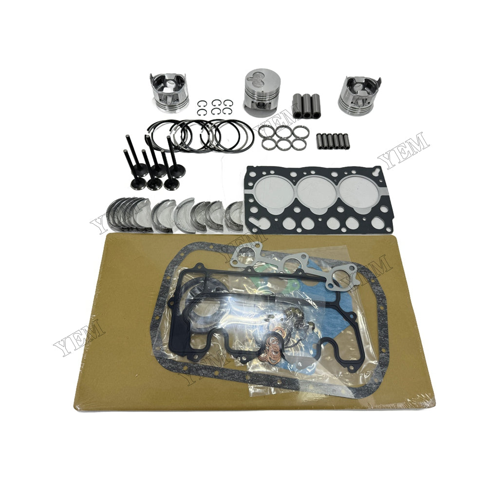 3LB1 Piston W Ring Kit Gasket Set Main Connecting rod bearings Set Valve Train For Isuzu