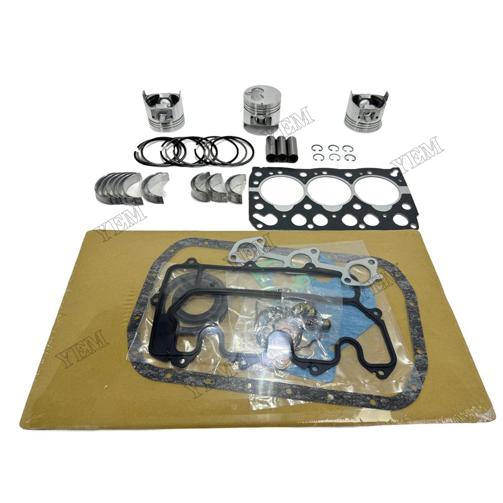 3LB1 Piston and piston ring set Gasket kit main and connecting rod bearings For Isuzu Foe Isuzu
