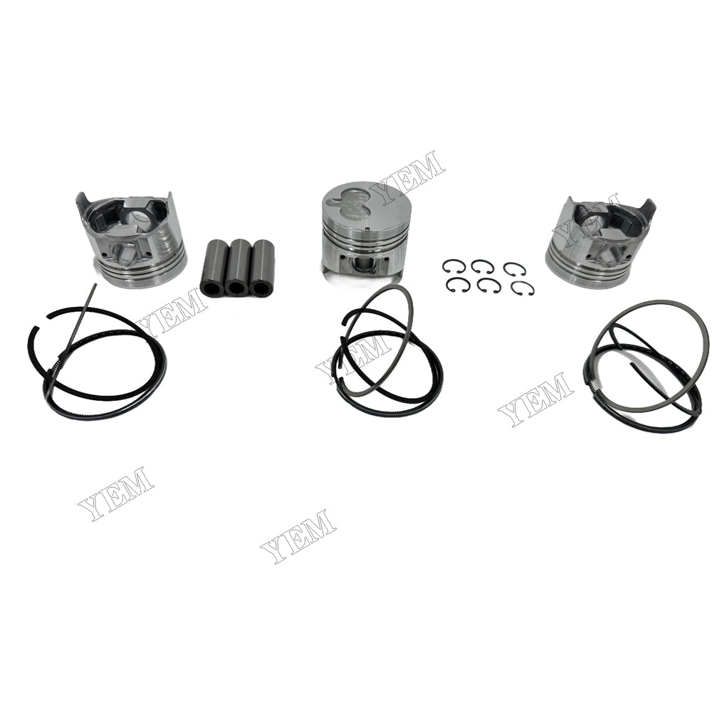 Piston and piston ring set For Isuzu 3LB1 Engine Foe Isuzu