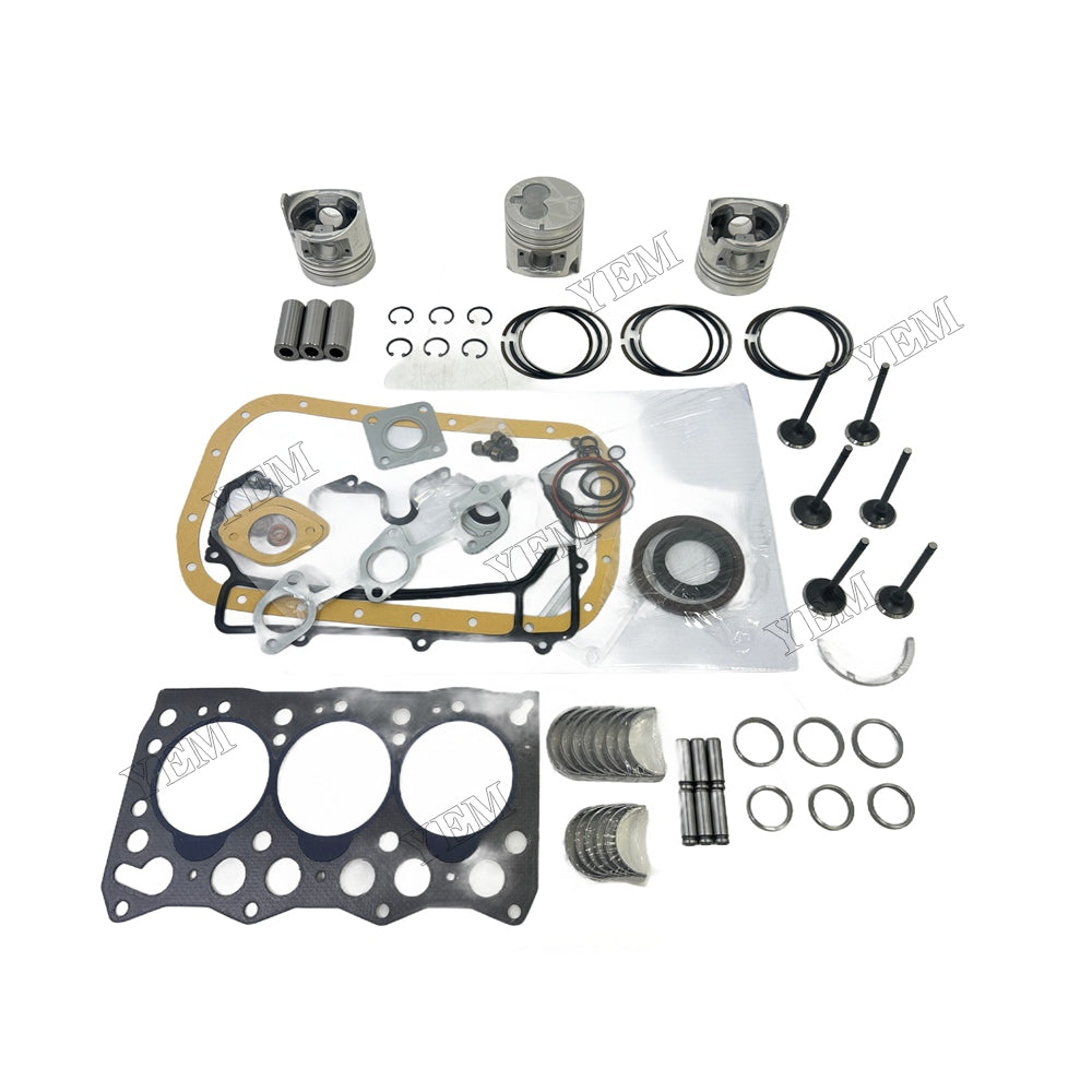 3LD1 Piston W Ring Kit Gasket Set Main Connecting rod bearings Set Valve Train For Isuzu Foe Isuzu