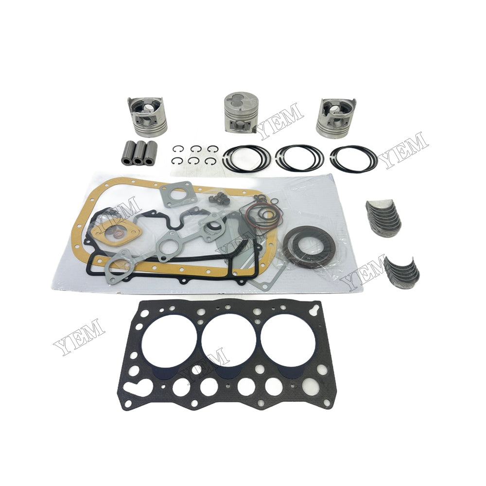3LD1 Piston and piston ring set Gasket kit main and connecting rod bearings For Isuzu