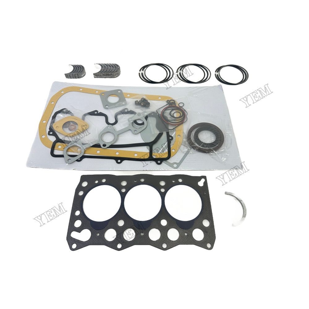 3LD1 Piston ring set Gasket kit Crankshaft and Rod Bearings Set For Isuzu