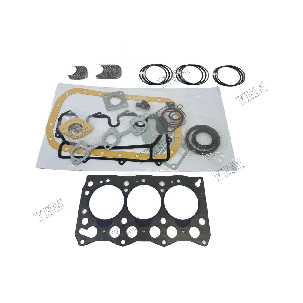 Piston ring set Gasket kit main and connecting rod bearings For Isuzu 3LD1 Engine