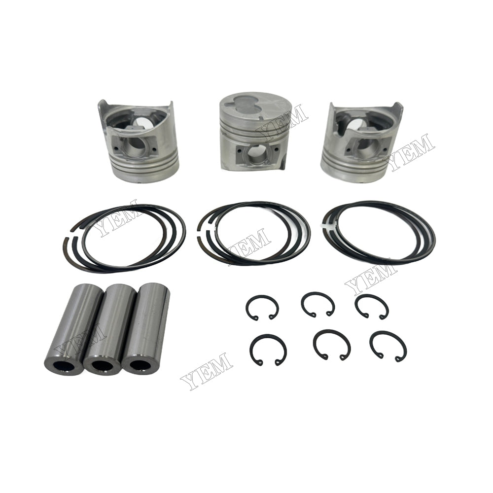 Piston and piston ring set For Isuzu 3LD1 Engine