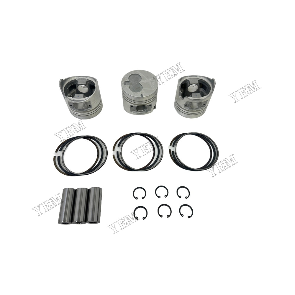 Piston and piston ring set For Isuzu 3LD1 Engine Foe Isuzu