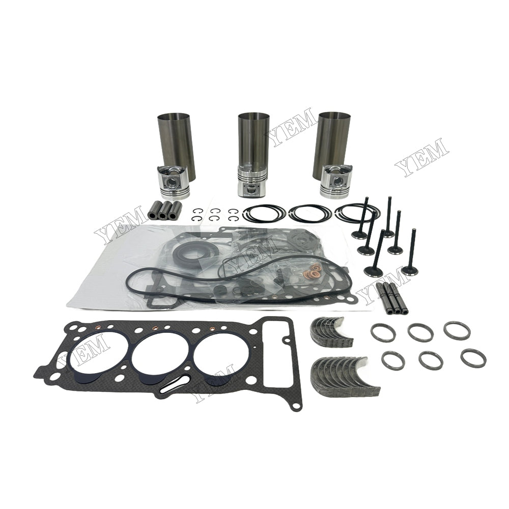 3KR1 Overhaul Rebuild Kit Gasket Main and Connecting rod bearings Valve Kit For Isuzu