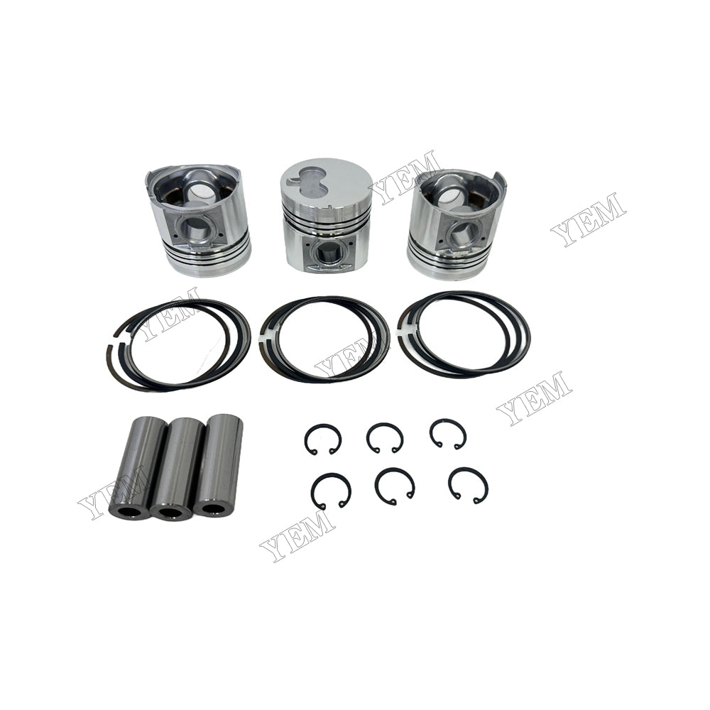 Piston and piston ring set For Isuzu 3KR1 Engine Foe Isuzu